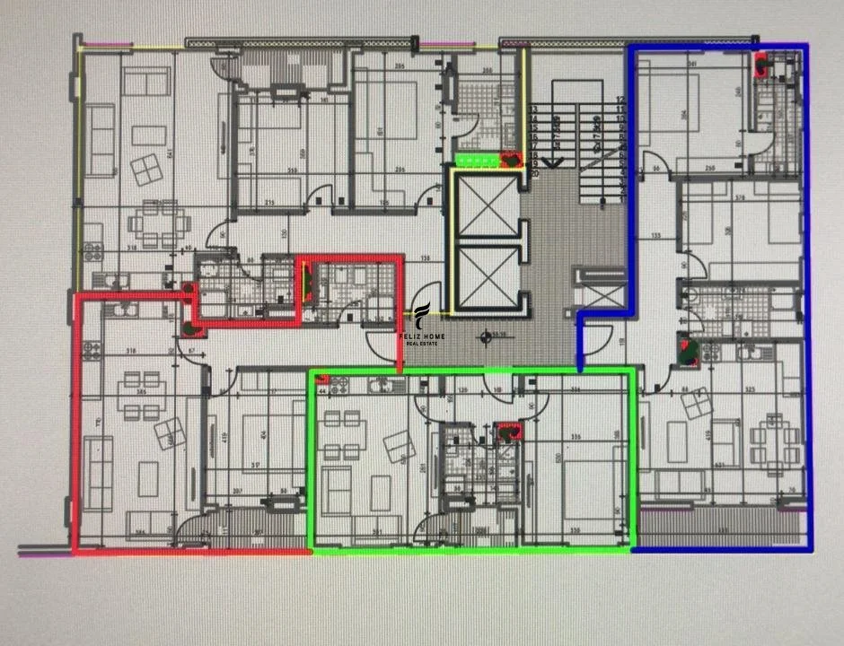 Tirane, shitet apartament 2+1 Kati 7, 220 m² 660.000 € (SQUARE 21)
