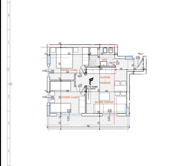 Tirane, shitet apartament 2+1 Kati 7, 61 m² 130.000 € (ISH PARKU)