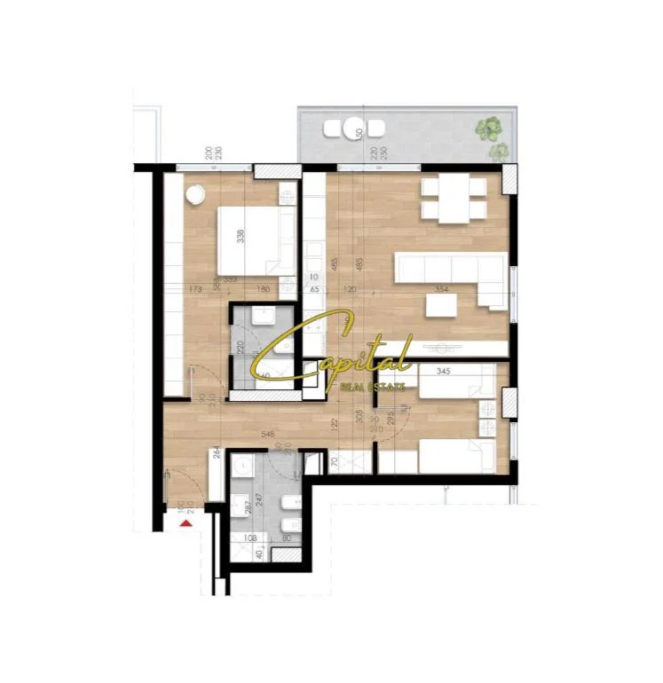 Tirane, shitet apartament 2+1 Kati 9, 102 m² 173.400 € (ISH FUSHA AVIACIONIT)