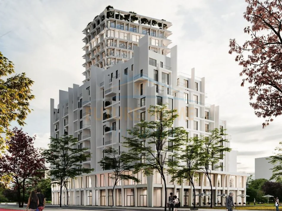Tirane, shitet apartament 3+1+2+2 Poste Parkimi, Kati 8, 129 m² 421.000 € (Park Avenue Residence, Bulevardi i Ri)