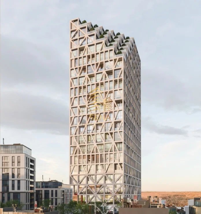 Tirane, shitet apartament 3+1+Ballkon Kati 9, 139 m² 306.600 € (Xhamllik, Filigree Tower)