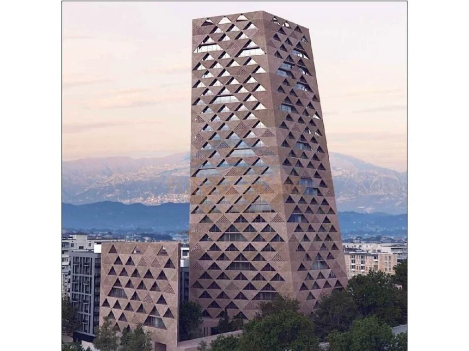Tirane, shitet apartament 3+1 Kati 21, 189 m² (Tirana Tower)