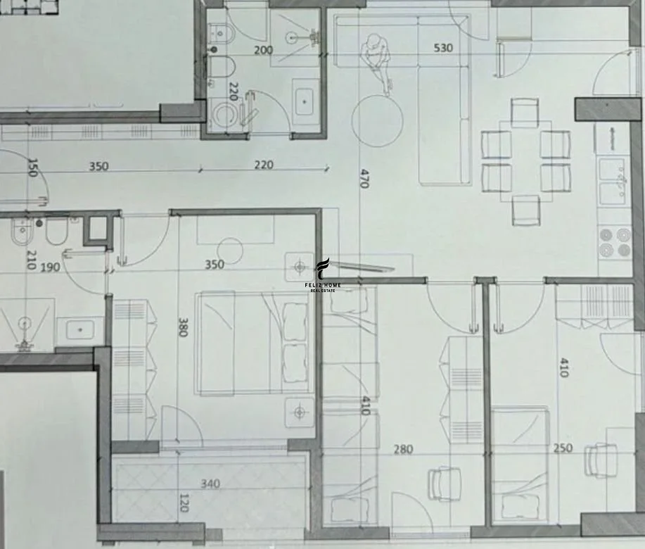 Tirane, shitet apartament 3+1 Kati 6, 105 m² 90.000 € (KAMEZ)