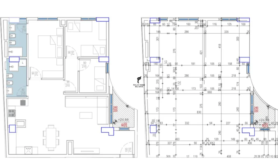 Tirane, shitet apartament 3+1 Kati 7, 125 m² 297.000 € (ZOGU I ZI)