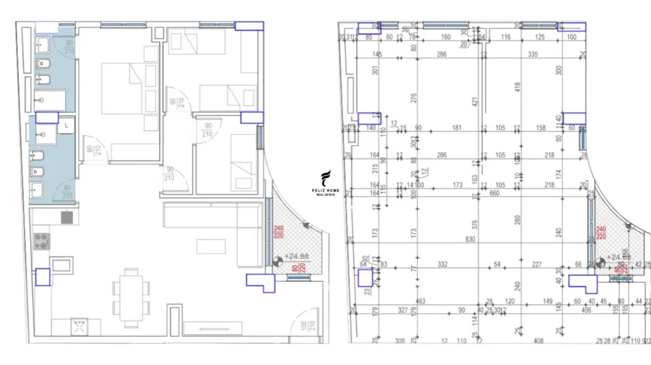 Tirane, shitet apartament 3+1 Kati 7, 125 m² 301.000 € (ZOGU I ZI)