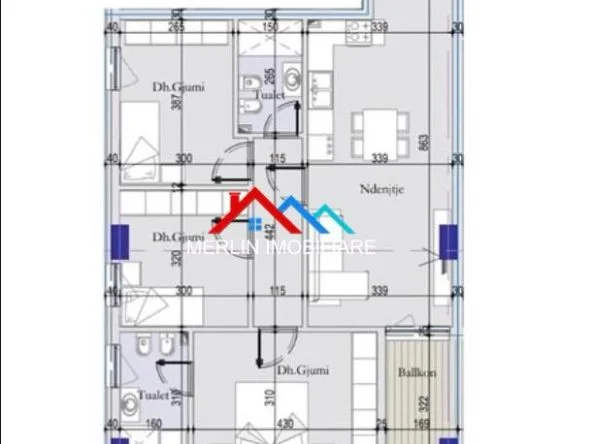 Tirane, shitet apartament Kati 7, 125 m² 346.000 € (RRUGA DRAGO SILIQI,RRUGA E ELBASANIT)